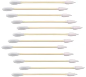 Premium Quality 75mm Long Cotton Buds with Bamboo Stick 100 Swabs Multi Purpose for Convenient Electronics Use