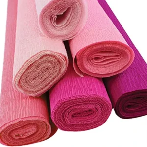 Premium Quality Crepe Paper Rolls for DIY Craft Project and Gift Wrapping
