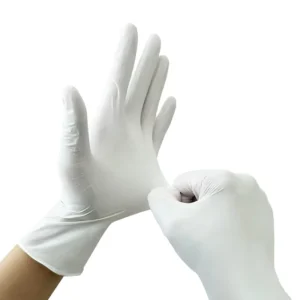 Premium Quality Disposable White Nitrile Gloves Anti-Static Salon Beauty Anti-Slip Nitrile Gloves