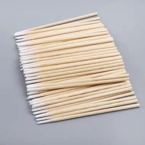 Premium Quality Wooden Stick Mini Fine Point Tattoo Cotton Swab for Accurate Detailing and Ink Touch-Ups