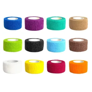 Printed Assorted Sizes Strong Adhesive High Elastic Breathable Self Adhesive Cohesive Bandage for Pet Use