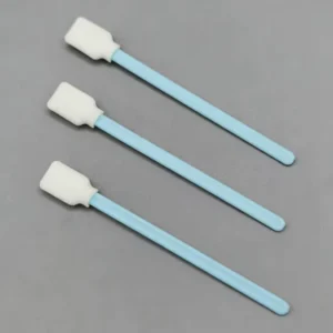 Printer Sponge Cleaning Swab 707 Blue Handle Polyester Foam Cleanromm Swabs for Inkjet Printer PCB Fiber Lens Cleaning