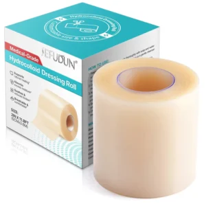 Private Label Waterproof Breathable Hydrocolloid Bandages Self-Adhesive Hydrocolloid Dressings Roll for Wound Care