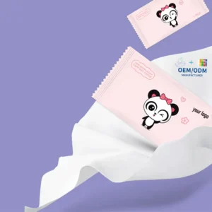 Private Label Wet Wipes Customized Portable Single Piece Individually Packaged Wet Wipes