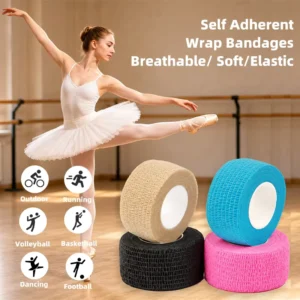 Professional Dance Foot Tape Skin Friendly Elastic Ballet Tape for Foot Pain Relief Training Use