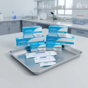 Professional Disposable Self Sealing PE Sterilization Pouches for Medical Surgical Tool Disinfection (200pcs)