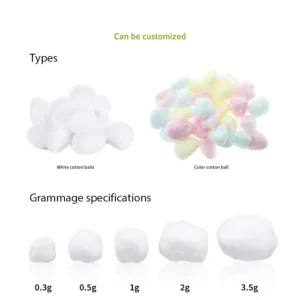 Professional Grade High Absorbent Pharmaceutical Cotton Balls Ideal for Surgery Prep
