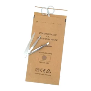 Professional High Quality Medical 100GSM Kraft Paper Bacteria Resistant Self sealed Bag Autoclave 180℃ Sterilization Pouch