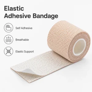 Professional Manufacturer Elastikon High Elastic Bandage Tensoplast Elastic Athletic Sports Tape Elastic Adhesive Bandage