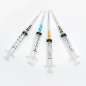 Professional Medical Disposable Sterile Syringe 1cc-50cc Luer Slip Tip CE ISO Certified Syringe with Needle