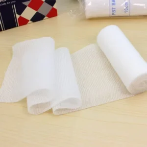 Professional PBT Elastic Bandage Medical First Aid Class I 5CM*4.5M 70% Polyester 30% Viscose CE Hospital Certification