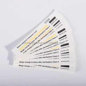 Professional Supply Anti fade Reaction Medical Paper Steam Chemical Sterilization Indicator Strips for Autoclave Disinfection