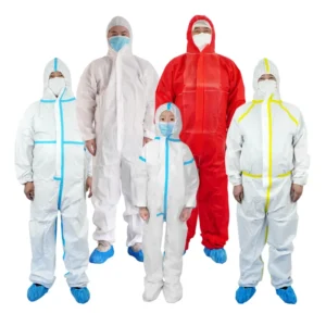Protective Overall Medical Coverall SMS Microporous Breathable Film PPE Coverall Suits Disposable Overalls for Men