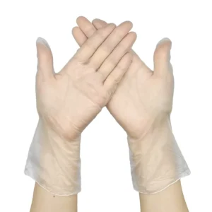 Protective Vinyl Gloves Medical Examination Waterproof Clear Disposable Powder Free 4mil PVC Gloves for Hospital
