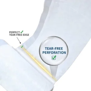 Pull Out Interleaved Trash Bags On Roll for Kitchen Bathroom and Office Waste