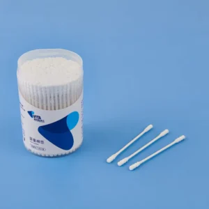 Pure Cotton 100pcs Cotton Buds with Eco-friendly Cotton Swab for Baby Adult Use