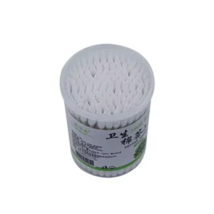 Pure Cotton Plastic Stick Beauty Use Cotton Swabs