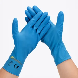 Pure Latex Disposable Anti-Cut Anti-Static Safety Gloves Powder-Free Oil-Proof Food Grade Electrical Safety
