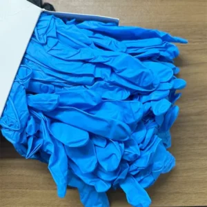 Pure Nitrile Blue Disposable Safety Gloves 100 Pieces Per Box Protective for Laboratory Dental Clinics Household Cleaning Gloves