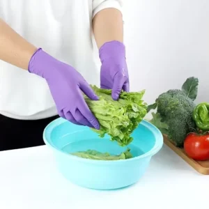 Purple Disposable Nitrile Gloves Powdered or Powder free Nitrile Examination Glove