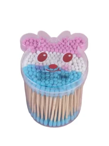 Q tips Cotton Swab Ear Cleaning Sample to Customize Colored Bamboo Cotton Swabs for Ear Cleaning Makeup