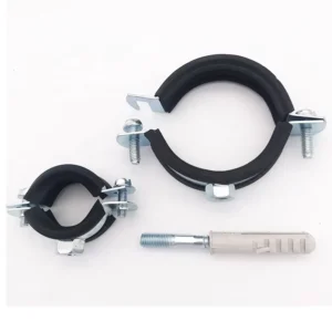 Quick Release M8 Pipe Clamp With Rubber From Ningbo Factory Pipe Custom M8 Pipe Clamp Fitting