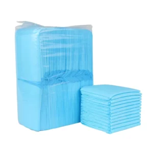 Quick drying and Leak proof Design Suitable for Toilet Training Disposable Urine Pads in Blue and White