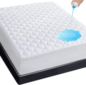 Quilted Fitted Waterproof Mattress Pad Soft Mattress Protector for Bed 6 18 Inches Deep Pocket Fitted Mattress Cover