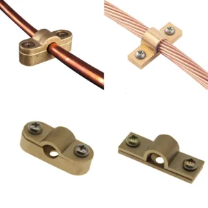 [ READY to SHIP] Brass Earth Connector Clip Electric Grounding Earth Conductor Saddle Clamps