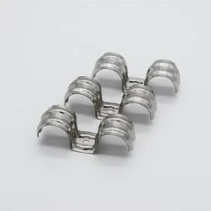 RK 0026 Customized Metric Stainless Steel Galvanized Double Pipe Saddle Clip for Heavy Duty Construction General Use