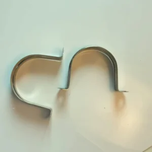 RK Customized Stainless Steel Polished Conduit Saddle Pipe Clip Model 201 #160 U Shaped Clamp Diameter 0.04-2.3 Metric Guangdong