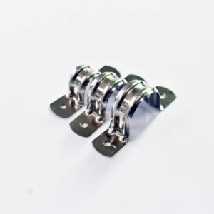 RK Customized Stainless Steel Polished Conduit Saddle Pipe Clip Model 201 #16U Shaped Clamp Diameter 0.04 2.3 Metric Measure