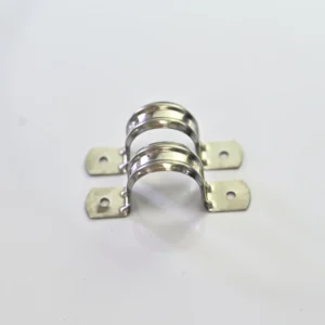 RK Customized Stainless Steel Polished Conduit Saddle Pipe Clip Model 201 #16U Shaped Clamp Diameter 0.04 2.3 Metric Measurement