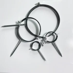 RK Zinc Plated Metric Single Pipe Clamp Model Galvanized 160 3 year Warranty Drain pipe Duct Accessories OEM Max ID