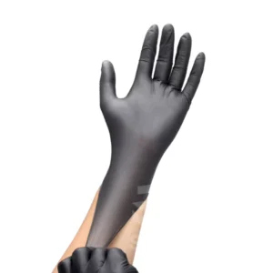 RTS Waterproofing Disposable Powder Free Gloves Pure Nitrile Black Nitrile Gloves 5 Mil Nitrile Glove Manufacturers