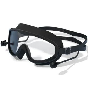 Racing Competition Swim Goggles Clear Lens and Waterproof Feature No Leak and Anti-Fog Technology