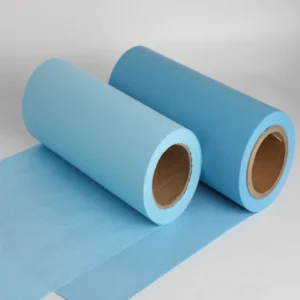 Raw Medical Nonwoven Fabric Material Plain 100% Polypropylene Lightweight and Waterproof for Disposable Hospital Use