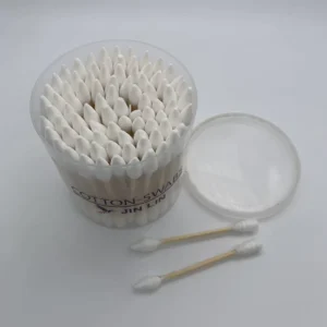 Ready to Ship Bamboo Stick Cotton Swabs for Makeup Removal