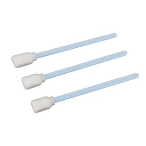 Rectangular Head Cleanroom Foam Cleaning Swab for Microscope Lint Free Cleaning Stick