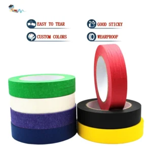 Recyclable Degradable Colorful Rainbow Spray Paint Painter Label Packing DIY Craft Idea Decoration Paper Masking Adhesive Tape