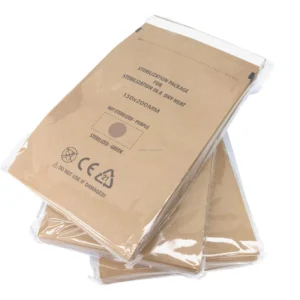 Recyclable EO Steam Sterilization Bags Medical Grade Kraft Paper Self Sealing Hygienic High Temperature Dental Use Cosmetic