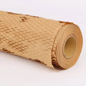 Recycled Honeycomb Paper Roll Single Side Coating for Gift Wrapping and Packaging Minimum Order 100pcs