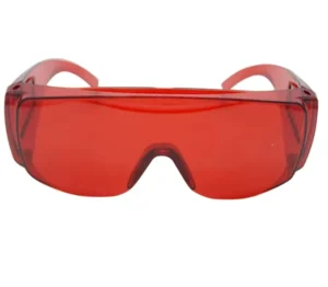 Red Dental Safety Glasses Dental Protective Eyewear for LED Teeth Whitening Lamp Lighting Machine Kits
