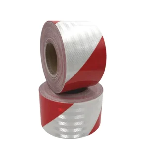 Red and White Truck Reflector Warning Sticker Reflective Adhesive Tape