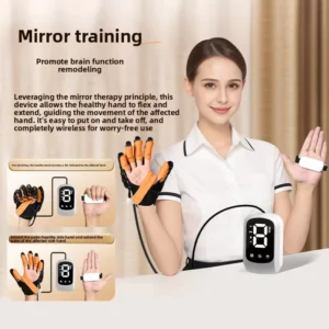 Rehabilitation Robot Mirror Training Gloves for Elderly Stroke Patients ABS Material Model S22 Enabling Independent Five finger