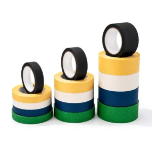 Residue Free Crepe Paper Rubber Adhesive Masking Tape Roll for Automotive Refinish Spray Painting Surface Protection