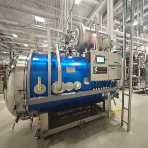 Retort 1000L Automatic Bird’s Nest Beverage Can Steam Water Spray Food Autoclave Sterilization Pot Machine