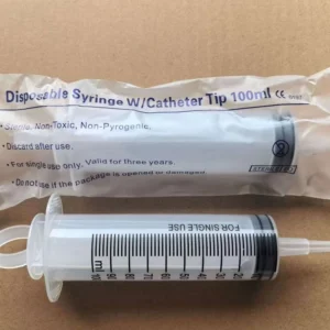 Retractable Jello Shot Syringes Automatic Disposable Plastic Injection Syringes 100ML Luer Lock Screw Syringe