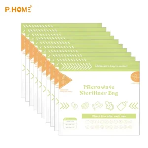 Reusable BPA Free Microwave Baby Bottle Sterilizer Bags Travel Breast Pump Accessories Microwave Sterilizer Bag