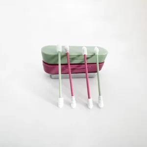 Reusable Cotton Swabs Ear Cleaning Multi Function Silicone Swab Set for Beauty and Personal Care